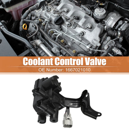 Coolant Flow Control Valve 1667021010 for Toyota Prius (2004–2009)