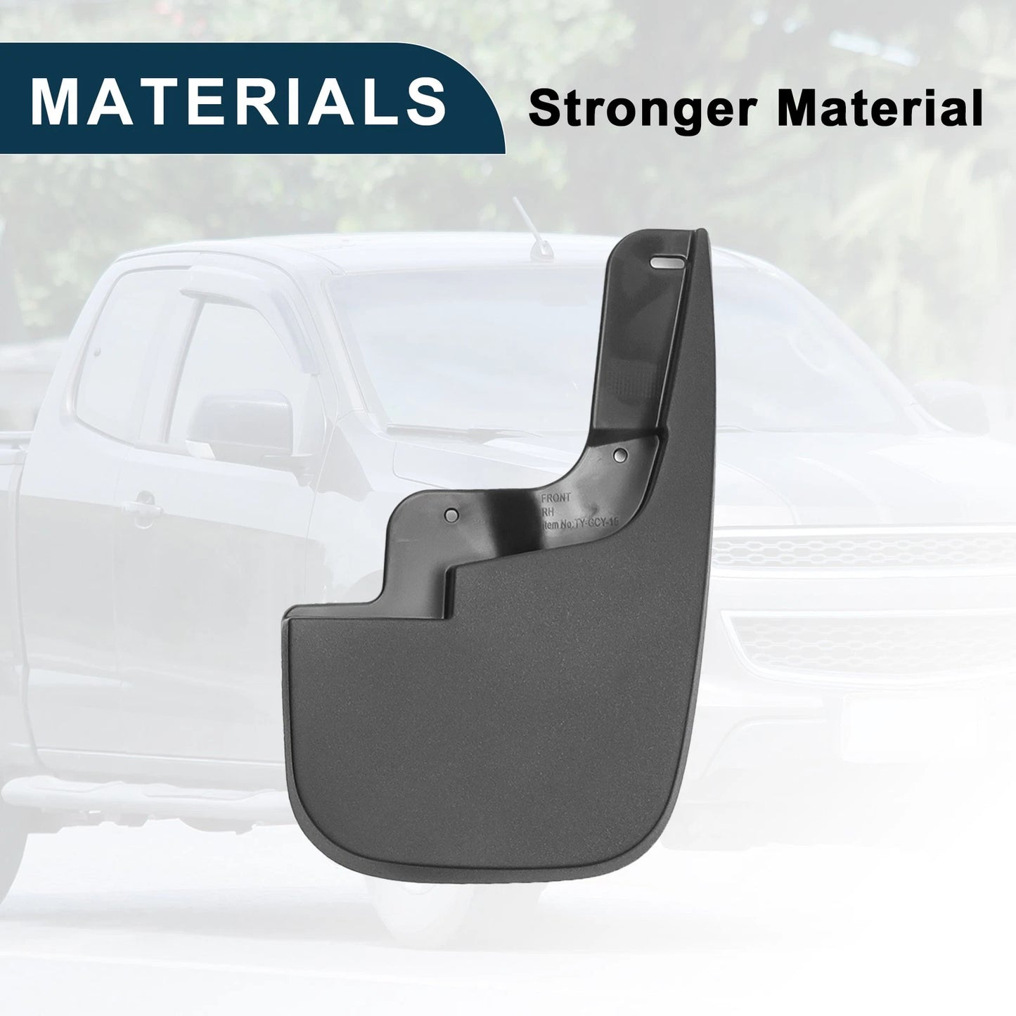 Mud Flap Splash Guard for GMC Canyon, Chevrolet Colorado (2015–2019)