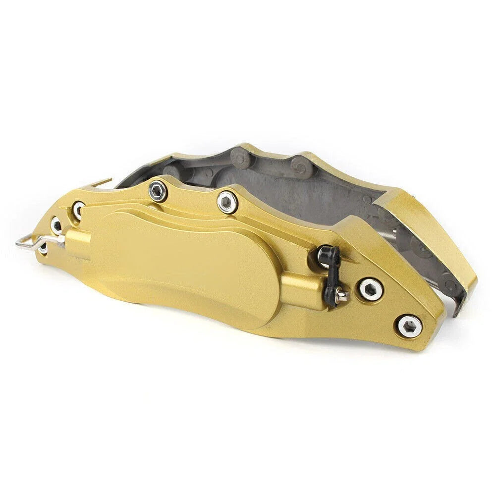 3D Metal Brake Caliper Covers Large Gold for Universal Car