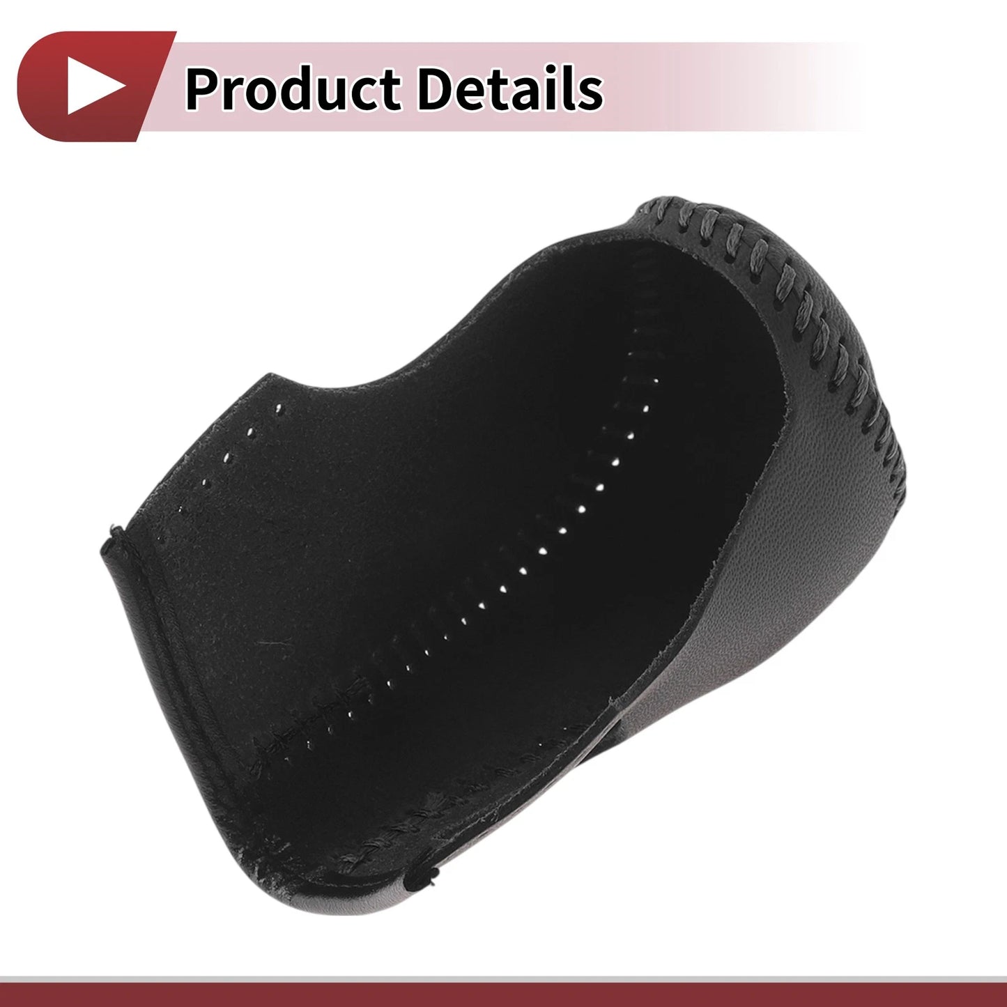 1 Pc Gear Shift Knob Cover for Nissan Murano (2009–2013) Black Faux Leather