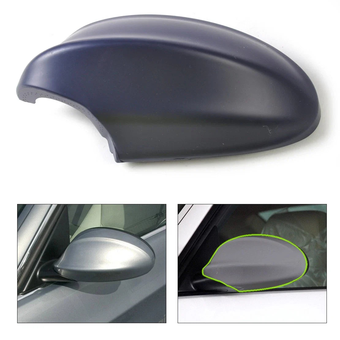 Left Wing Mirror Cover Cap for BMW E90 E91 (2006-2012)