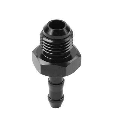 6AN Male to 1/4" Barb Push Lock Fitting Oil Fuel Hose Adapter for Car