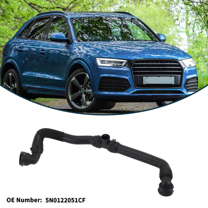 Radiator Hose for Audi Q3 (2013–2018) No. 5N0122051CF Rubber