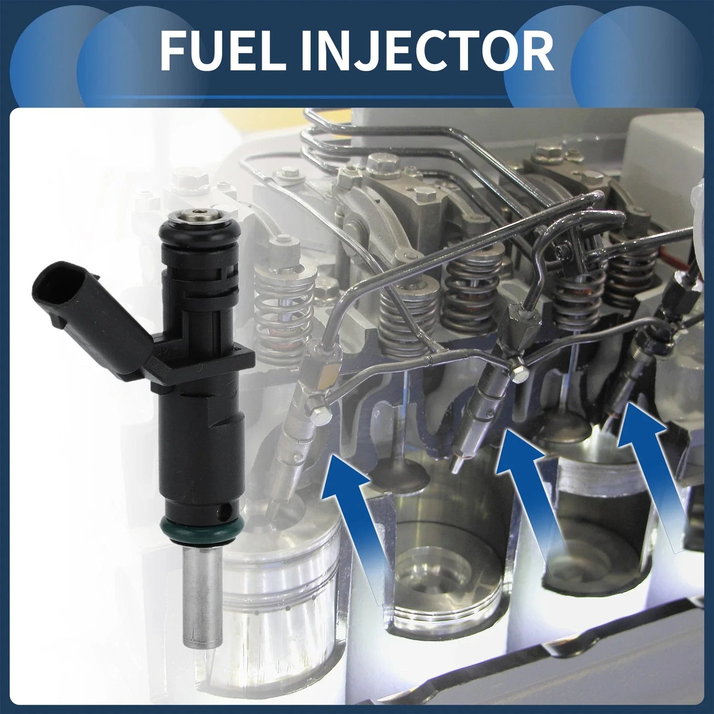 Fuel Injector 6 x for Mercedes-Benz W204 C230 C280 C350 (2005-2014)