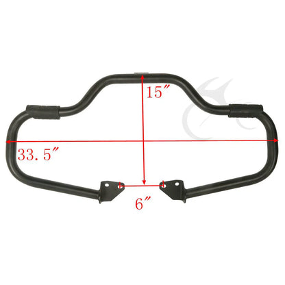 1 1/4" Mustache Engine Guard Crash Bar for Harley Street Bob, Low Rider (2018-2023)