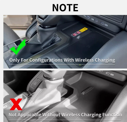 Wireless Charging Non-Slip Silicone Pad for Toyota Land Cruiser Prado (2024–2024)