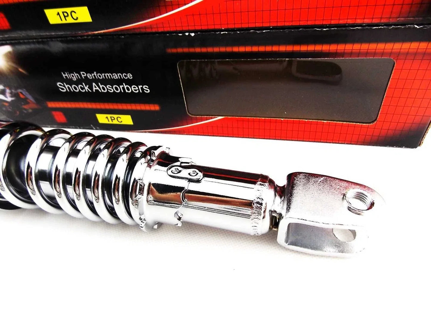317mm Chrome Rear Shock Absorbers for Honda CB350K (1968-1973)