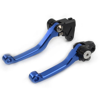 Blue Pivot Brake Clutch Levers for YAMAHA WR 250F WR 450F (2001-2016)