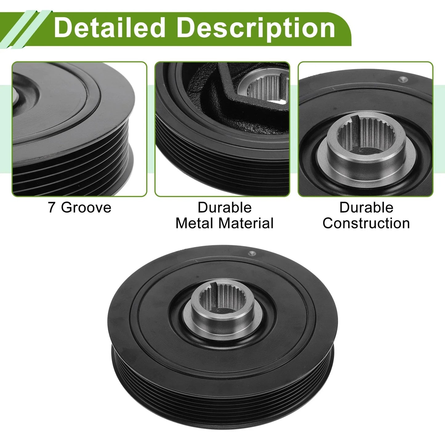 Harmonic Balancer Crankshaft Pulley for Honda Element (2003-2011)