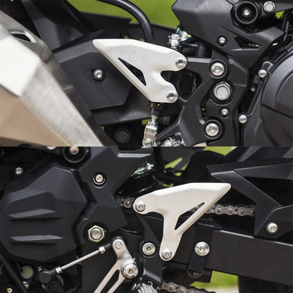 Foot Peg Heel Plate Bracket for Kawasaki Ninja 400 (2018-2024)