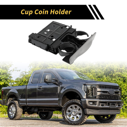 Dashboard Cup Holder for Ford F-250 F-350 F-450 F-550 (1999–2004) Gray