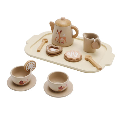 13pcs Tea Dishes Set for Kids Play Kitchen