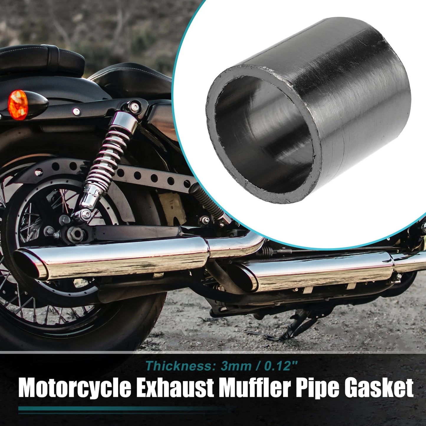 Exhaust Muffler Pipe Gasket Seal Ring for Universal Applications (29mm ID)