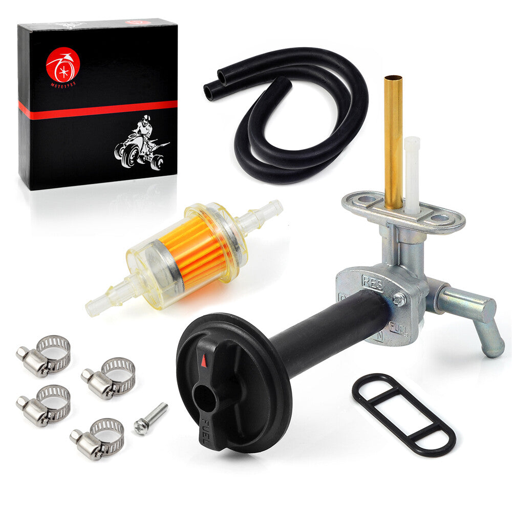 Fuel Valve Petcock & Lever Screw for Kawasaki Prairie 360 (2003–2013)