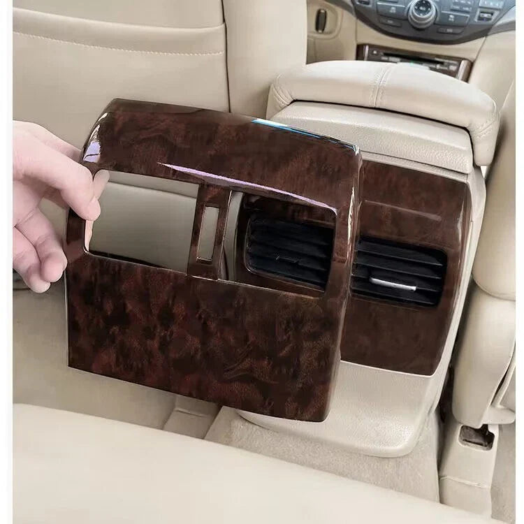 Wood Grain Rear Air Outlet Vent Cover Trim Decor for Honda Accord (2008–2013)