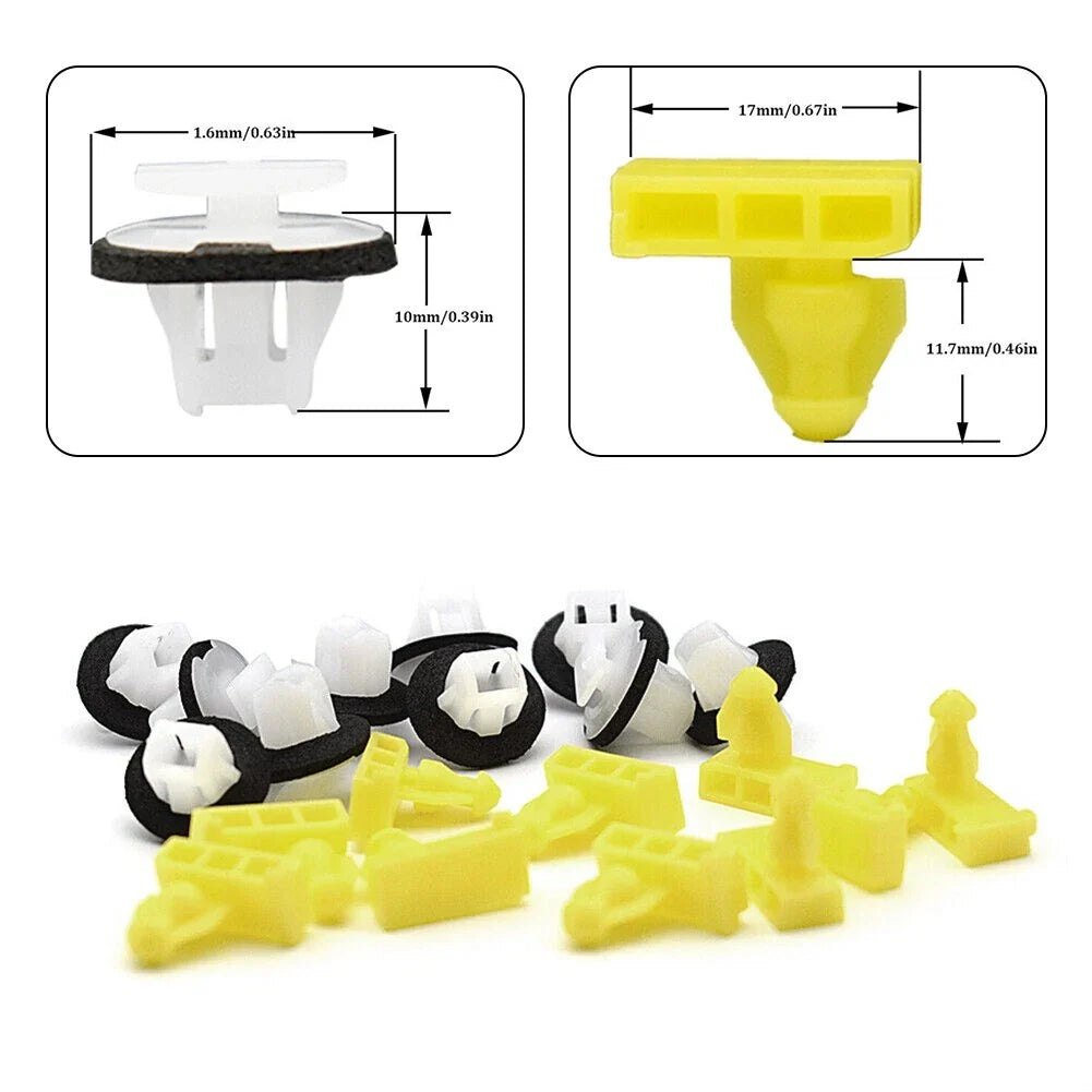 Wheel Arch Trim Clips Set of 20 for Nissan XTrail