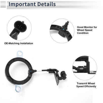 ABS Wheel Speed Sensor No. 956803J000 for Kia Sorento (2011–2012) AWD
