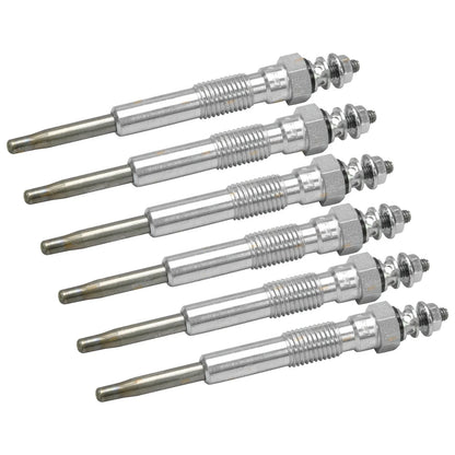 Glow Plugs / 6 x / Glow Plugs for Landcruiser 1HZ (1990–2007)