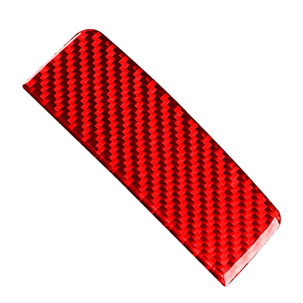 Rear Console Panel Cover Trim for Subaru WRX STI (2015–2021) Carbon Fiber Red