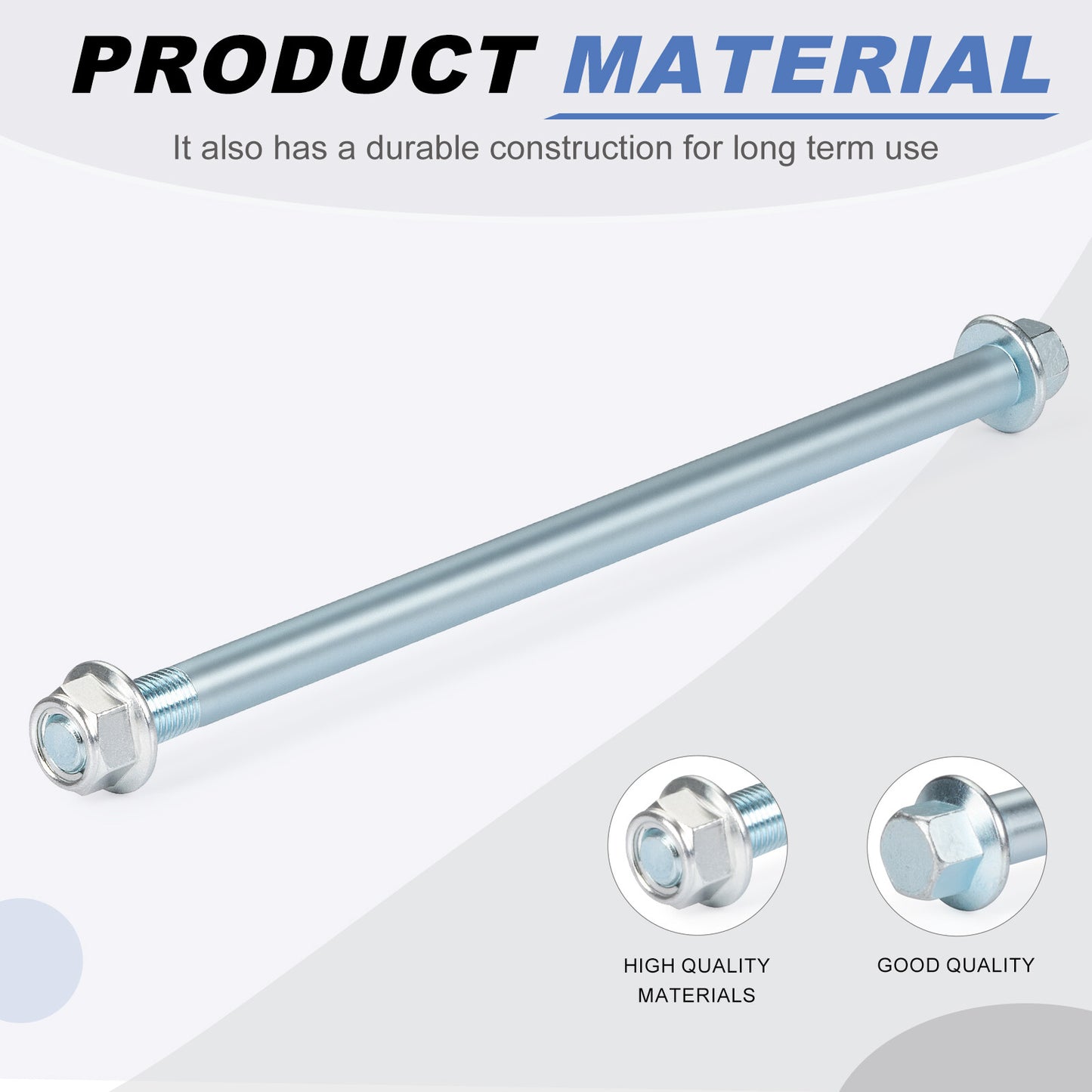 Rear Axle Bolt & Nut for Honda XR80R XR100R (1985–2003) / CRF80F CRF100F (2004–2013)