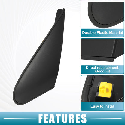 Left Car Mirror Corner Fender Triangle Cover No. 861802S000 for Hyundai Tucson (2016–2021)