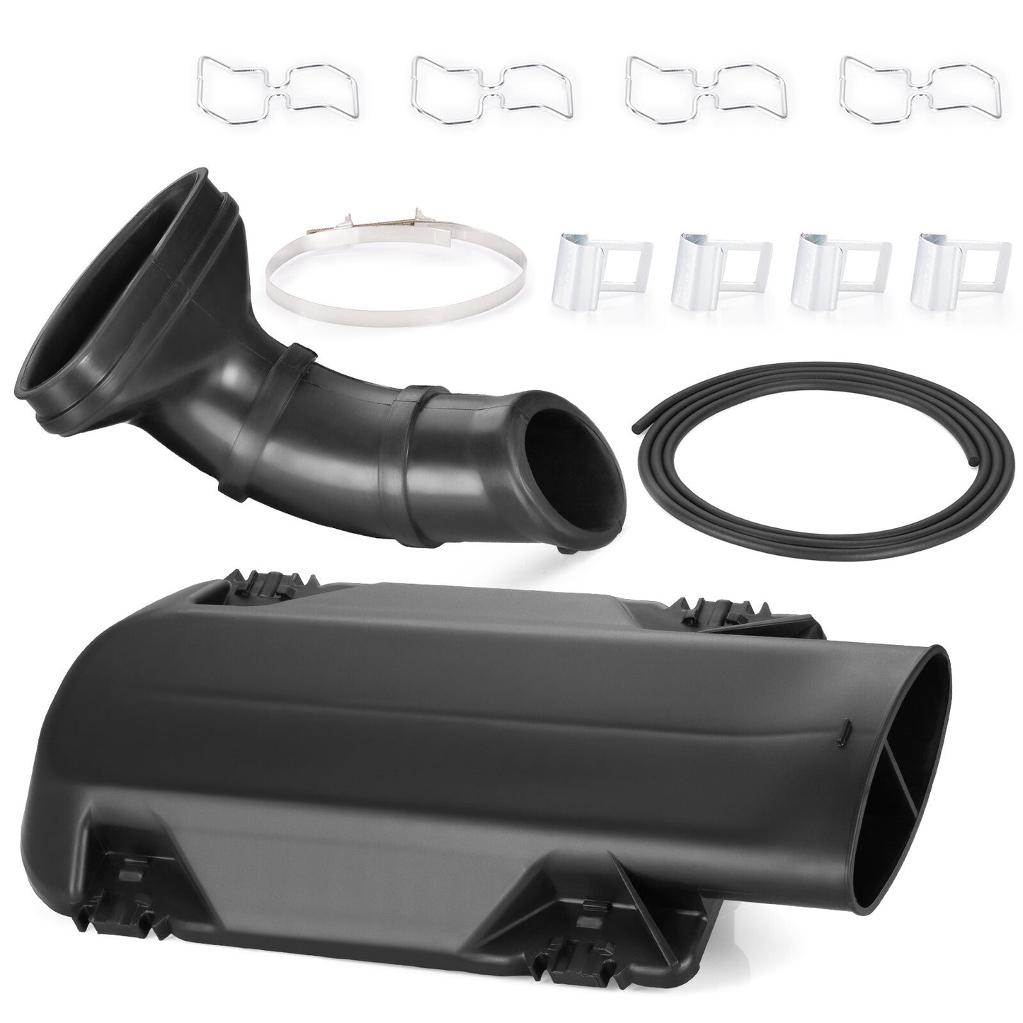 Air Box Lid Cover with Seal, Clip, Clamp, Duct Boot for Yamaha Banshee 350 (1987–2006)