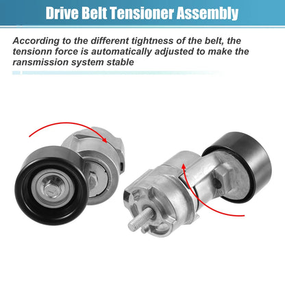 Belt Tensioner Pulley Assembly for Kia Optima 2006-2015 (2 x Items)