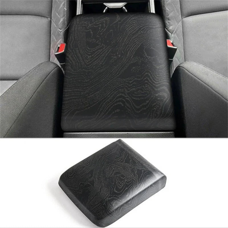 Wood Grain Interior Armrest Box Panel Trim for Toyota Tacoma (2024–2026)