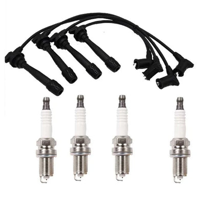 Ignition Coil Pack & Lead Kit & Spark Plugs for Hyundai Accent (2000-2006)