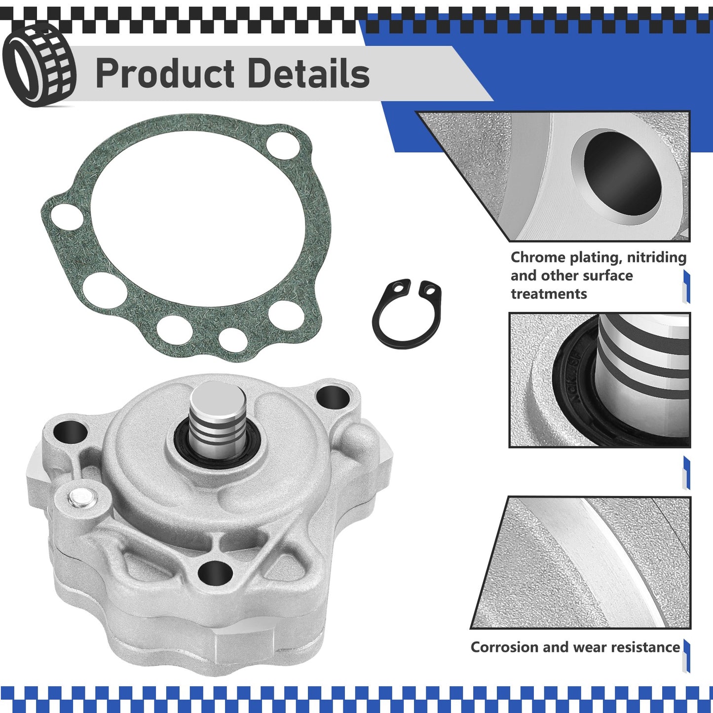 Oil Pump & Gasket for Yamaha Raptor 700 (2006–2024)