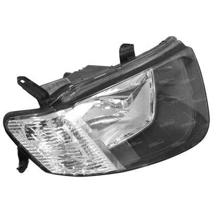 LH+RH Headlights Pair W/Clear Flasher for Mitsubishi Triton ML GL GLX Ute (2006-2009)