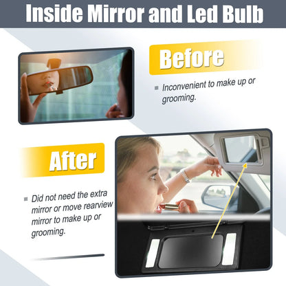 Auto Sun Visor with LED Lights for Chevrolet Corvette C5 (1997-2004)