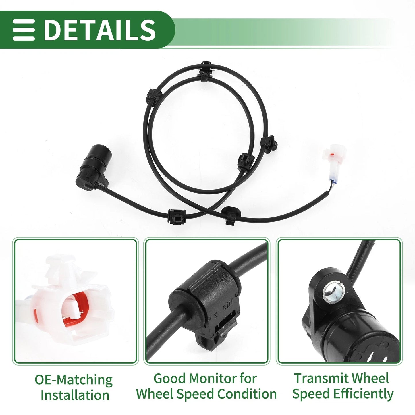 ABS Wheel Speed Sensor No. 895450K020 for Toyota Hilux Vigo (2005–2015)