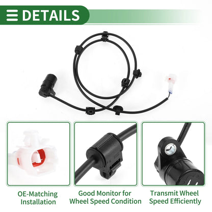 ABS Wheel Speed Sensor No. 895450K020 for Toyota Hilux Vigo (2005–2015)