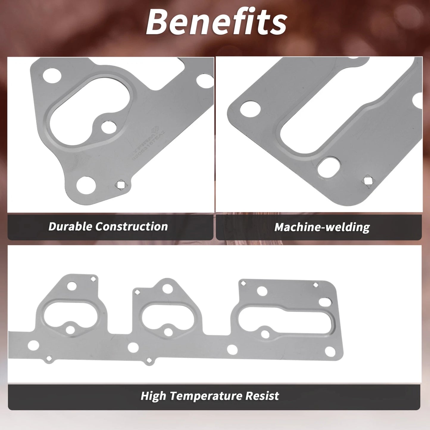 1 Pc Exhaust Manifold Header Gasket for Daewoo Nubira (1999–2002) No. 92063157