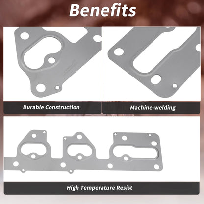 1 Pc Exhaust Manifold Header Gasket for Daewoo Nubira (1999–2002) No. 92063157