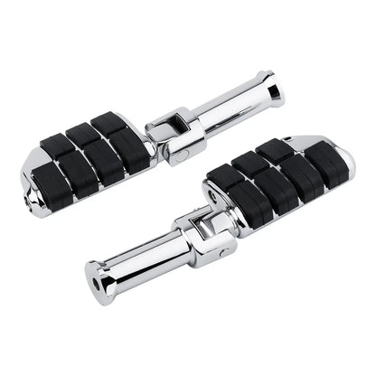 Chrome Passenger Footpegs Bracket for Harley Softail Low Rider (2018-2025)