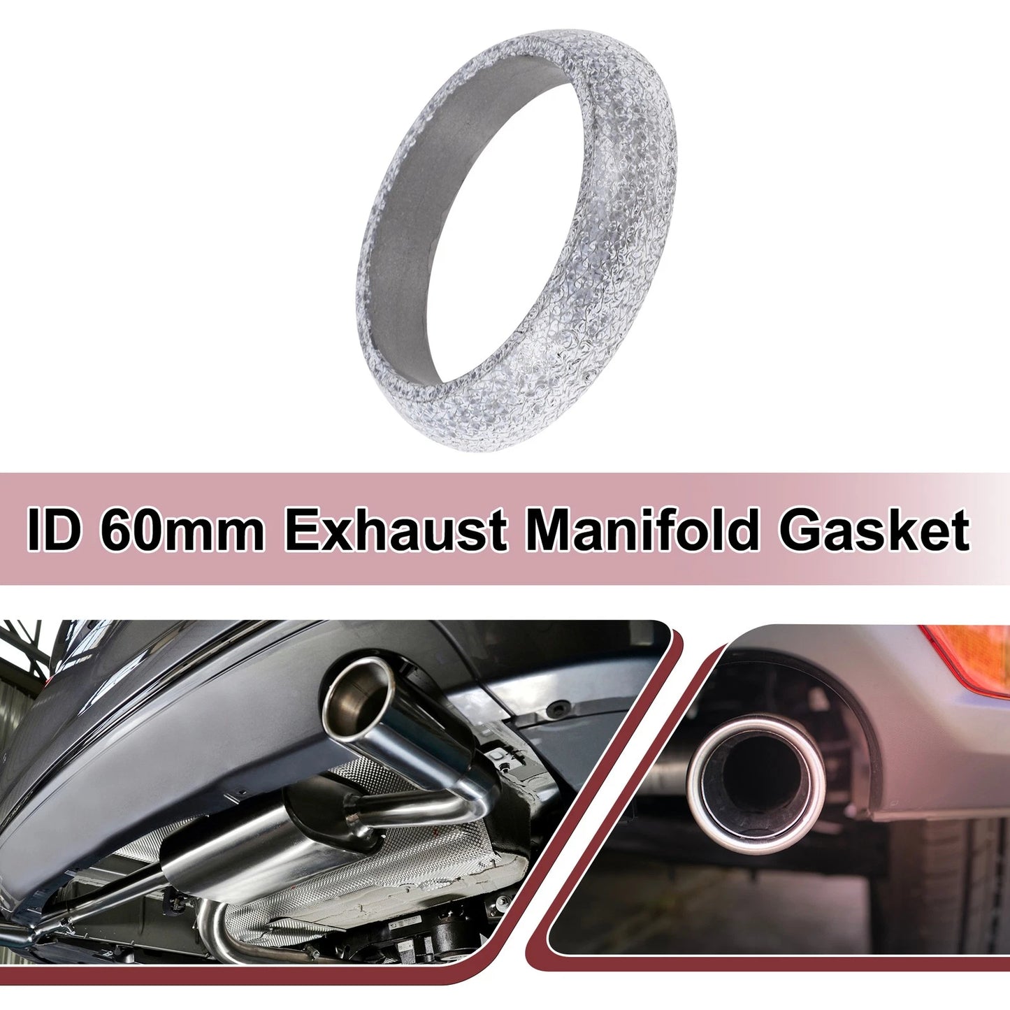 Exhaust Manifold Gasket   - 60mm, Graphite
