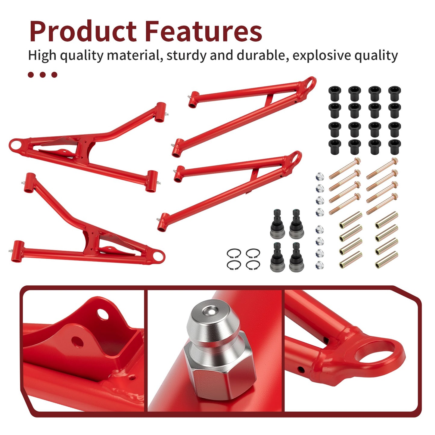 Front A-Arm with Ball Joint for Polaris Scrambler 850 1000 XP (2014–2021)