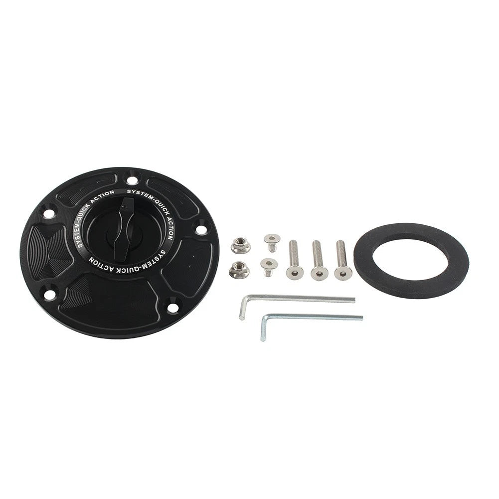 Keyless Fuel Gas Tank Cap for Yamaha YZF-R1 YZF-R6 YZF-R3 (2000–2025)