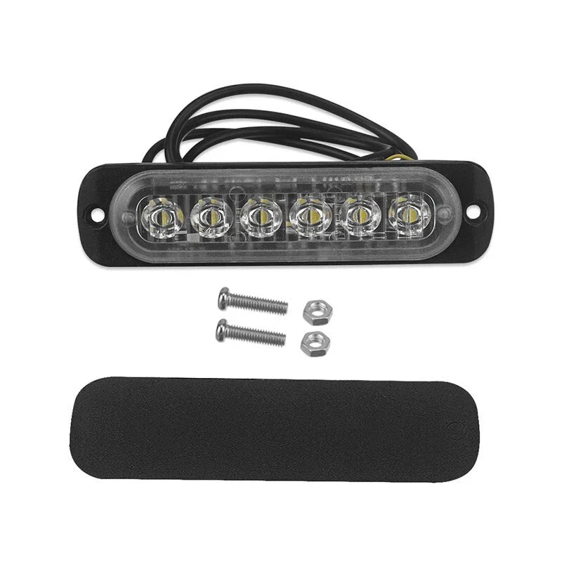 2 x 12V Off-Road Fog Lamp LED Work Light Flood Light Accessory for Universal