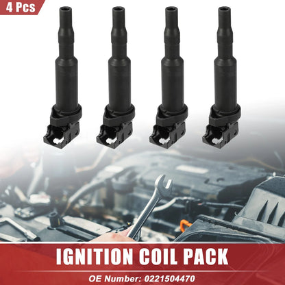 4 x Ignition Coil Pack for BMW 128i (2008 - 2013)