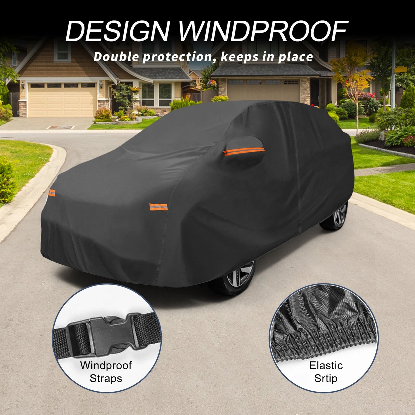 Waterproof Aluminum Film Car Cover for Hyundai Nexo (2019–2023)