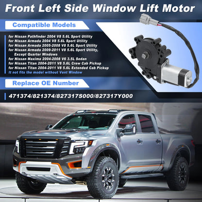 Rear Left Power Window Motor 827317S000 for Nissan Titan Pickup (2004–2011)