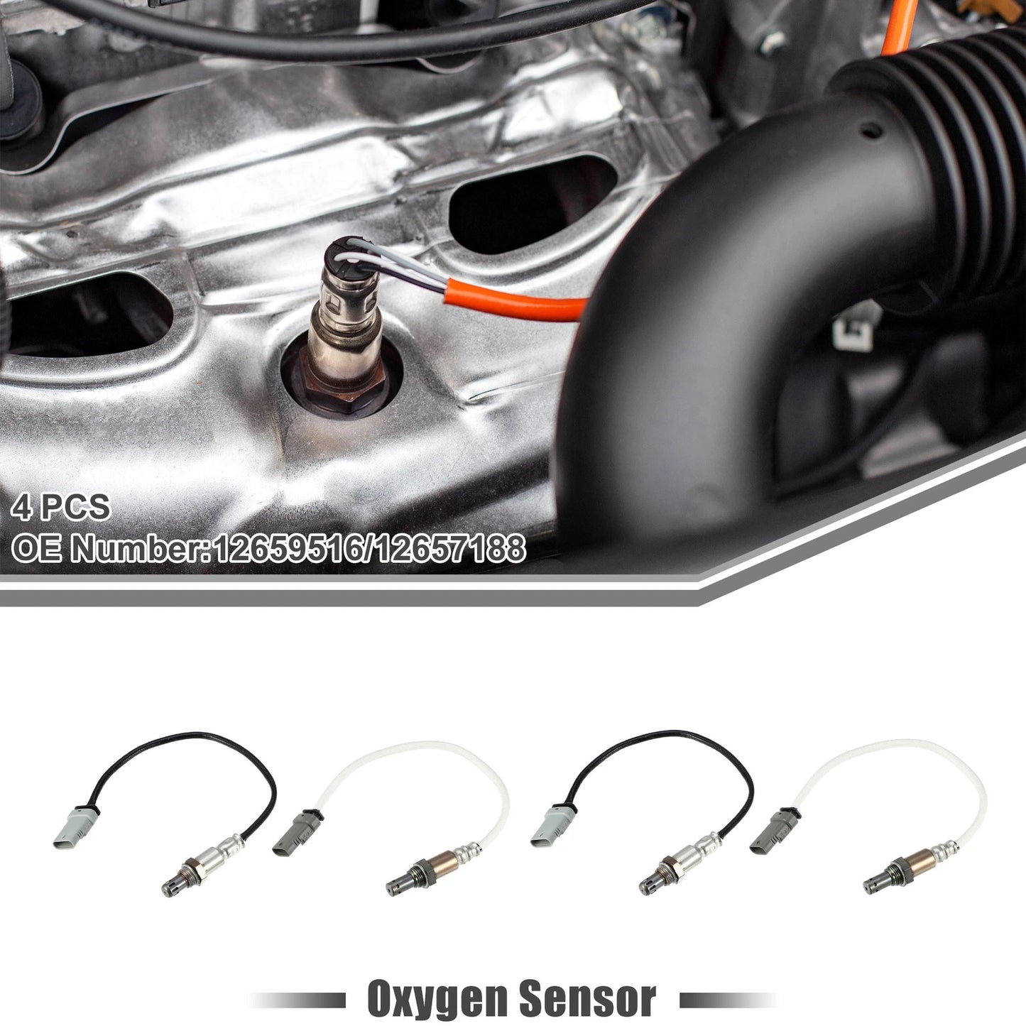 Set of 4 O2 Oxygen Sensors for Cadillac Escalade (2015–2016)