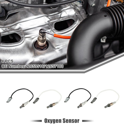 Set of 4 O2 Oxygen Sensors for Cadillac Escalade (2015–2016)