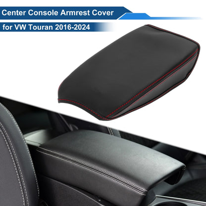 Armrest Cover for VW Touran (2016–2024) Anti-Scratch Black Red