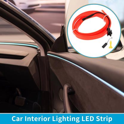 LED Strip Interior Decoration Lighting for Car (Battery Box 3V)