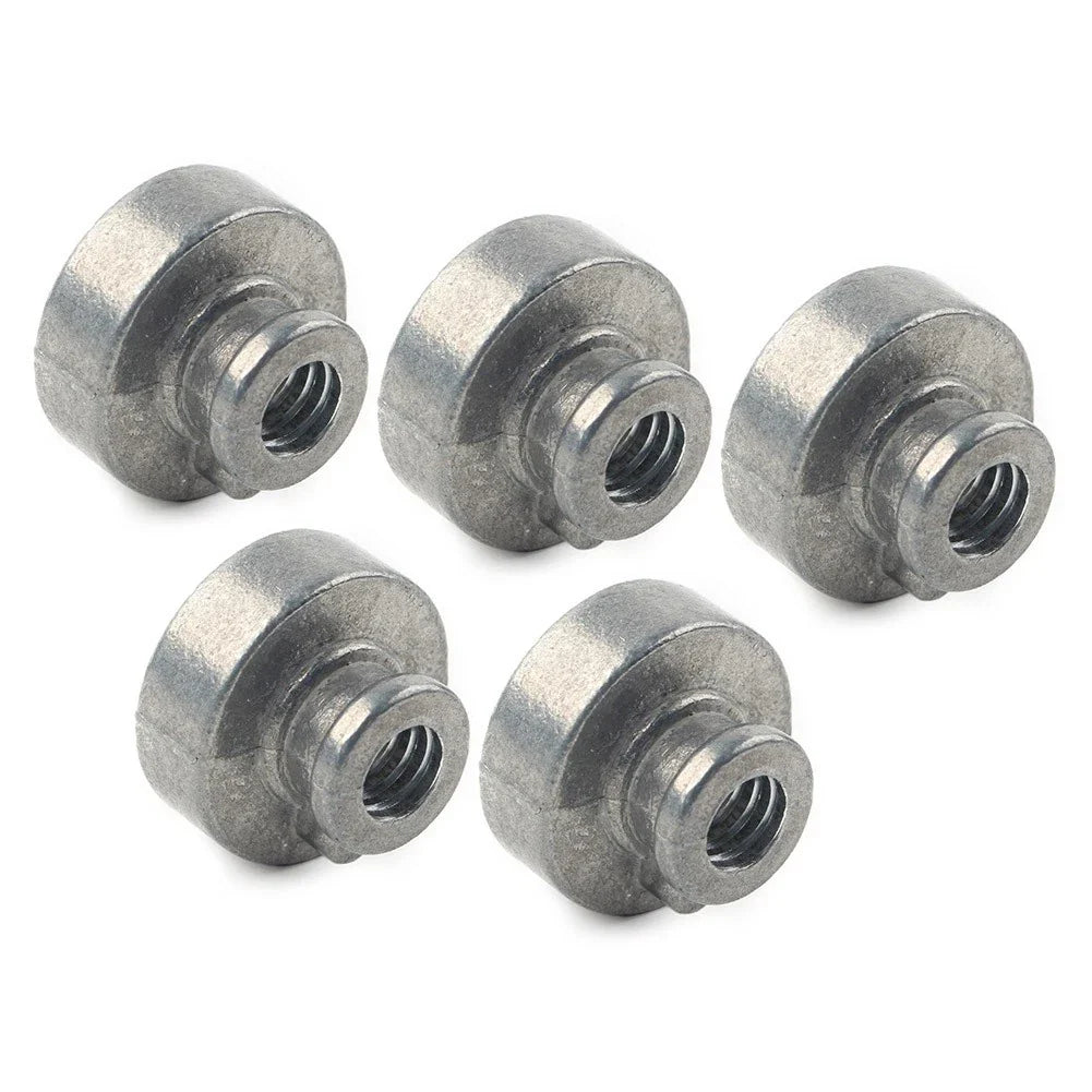 5 x Rear Fender Passenger Seat Bolt Tab Screw Nut Covers for Harley Davidson