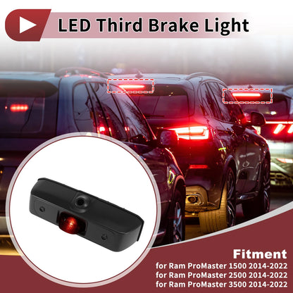 LED Third Brake Light for Ram ProMaster 1500 2500 3500 (2014–2023) 5NP86RXFAG